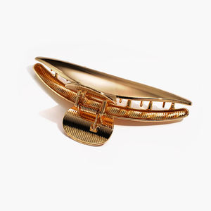 กิ๊บหนีบผมรูปกรงเล็บขนาดใหญ่ทำจากโลหะมีคุณภาพสูงสไตล์ยุโรปและอเมริกาอุปกรณ์แต่งผมแบบ <span class=keywords><strong>Tasha</strong></span> แบบเรียบง่าย - Product Image 5