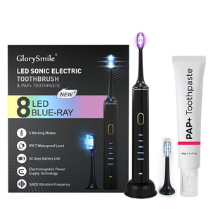 Logo all'ingrosso igiene orale sbiancamento professionale dei denti blu Led Sonic Electric <span class=keywords><strong>Smart</strong></span> set di spazzolini da denti - Product Image 1