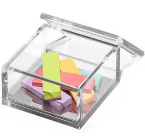 Acrylic Clear Box Square Stackable Mult-Purpose With Lid Acrylic Box