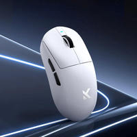 Ratón Inalámbrico para Juegos MCHOSE A7 V2 Pro/A7 V2 Ultra, Tri-Modo, 59G PAW3395, 26K DPI, Cableado 8K/Inalámbrico 1K, Frecuencia de Sondeo 130H, Duración de la Batería 130H