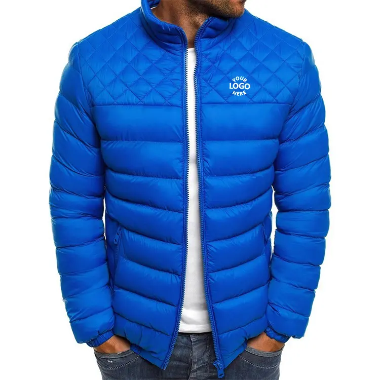 Wholesale mens winter bubble clothes clothing coats manufacturer custom utility puffer jacket for men