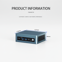 Mini PC INYUDA Ultra7 NUC DDR5 M.2 GPU 256GB SSD de Escritorio con Procesador Intel Core de Cuatro Núcleos para Uso Industrial