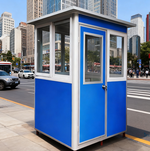 Hiện Đại Ngoài Trời Di Động Không Thấm Nước Bảo Vệ An Ninh Gian Hàng Nhỏ Nhà Tạm Thời Cabin Làm Bánh Sandwich Thép Bảng Điều Chỉnh Văn Phòng Xây Dựng - Product Image 4