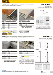 Menuisier de sol en laiton et aluminium de conception moderne de PROCANAL italien pour l'insertion de fils - Product Image 3