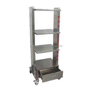 JQ-SC06 पशु चिकित्सा बहु-परत उपकरण ट्रॉली के साथ पशु क्लिनिक के लिए पशु क्लिनिक के लिए ले जाने वाली गाड़ी - Product Image 2