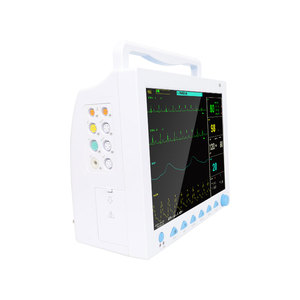 CE Neuer tragbarer CONTEC-Patinet-<span class=keywords><strong>Monitor</strong></span> Vital zeichen Patienten <span class=keywords><strong>monitor</strong></span> EKG SpO2 PR TEMP RESP - Product Image 4
