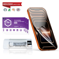 Protector de Pantalla PET HD Transparente 7H para iPhone 15 16 17 Pro Max para Máquina de Corte, Venta al Por Mayor de Fábrica, Pedido Personalizado