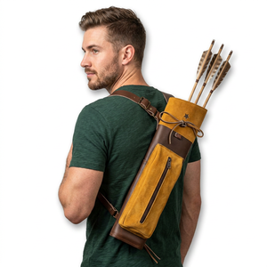HUNTING Archery OEM Flèche de chasse personnalisée en cuir de vache de 50 cm, flèche et plume sur mesure ESHALZ IMPEX AQ-131 - Product Image 1