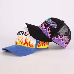 Gorras de béisbol de gamuza con logotipo bordado unisex, gorras de camionero deportivas con bordado de 5 paneles personalizadas de alta calidad - Product Image 2