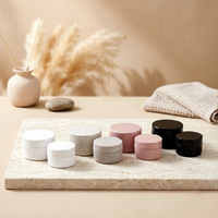 Bouteille en plastique PP OEM/ODM 15g/30g avec couvercle opaque pour vernis à ongles, gel constructeur, crème pour la peau, emballage cosmétique