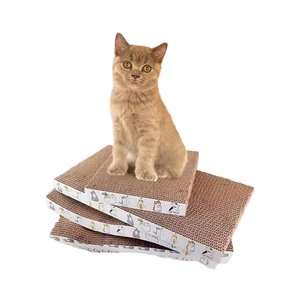 Fabrieksgroothandel 65*40*9cm Ovale Papieren Ecologische Kattenboom Gesneden Stijl Alle Seizoenen OEM - Product Image 1