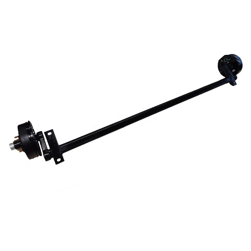 Электрический мост 5200 фунтов Емкость, украшенное мозаикой из драгоценных камней, 12 дюймов электрическим тормозом и 12*2 дюйма станок для расточки тормозных барабанов в сборе для прицепов