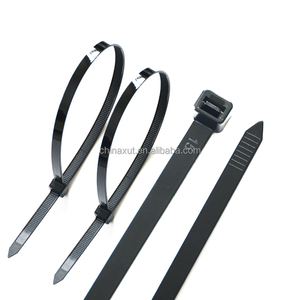 โรงงานขายตรงตัวอย่างฟรีหลายสีผูกสายยืดหยุ่นผูกซิปพลาสติกไนลอน - Product Image 6