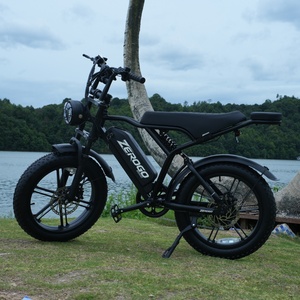Bicicleta Eléctrica Zerogo de Alta Calidad con Motor V8 para Adultos, 250w 48v, Batería, Neumáticos Anchos, Modelo R002, Desmontable, Suministro Zerogo Bici - Product Image 1
