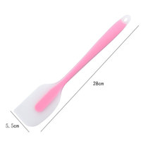 Spatule de pâtisserie semi-transparente monobloc en stock usine, couteau à crème et à mélanger, outil de cuisson en contact alimentaire