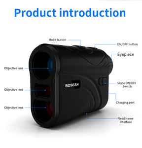 Bosian chuyên nghiệp hoặc sở thích 600m 1500m Laser phạm vi Finder cho săn bắn săn bắn đo - Product Image 6