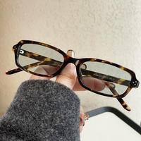 Lunettes de soleil de luxe polarisées personnalisées, tendance, rétro, monture carrée, pour homme et femme, protection UV