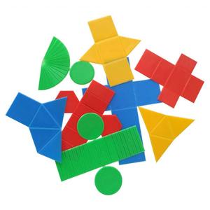 Gelsonlab HSMM-052 8pcs <strong>Plastic</strong> Geometry Set Folding Geometric Shapes Bundle, Math Class Accessories, 3-D and 2-D <strong>Concepts</strong> - Product Image 5