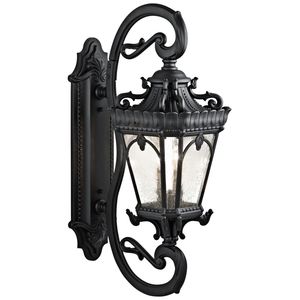 Stile europeo impermeabile in ferro battuto lampada da parete a LED ombra proiezione luce esterna per la costruzione di facciata in giardino immobiliare - Product Image 4