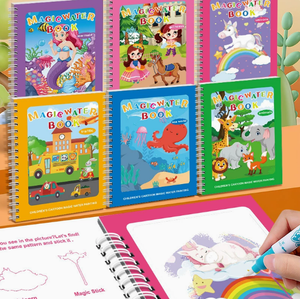 Nuevos Libros de Pegatinas y Libros de Pintura con Agua Ecológicos <span class=keywords><strong>e</strong></span> Interesantes para la Educación Infantil, Gran Venta - Product Image 2