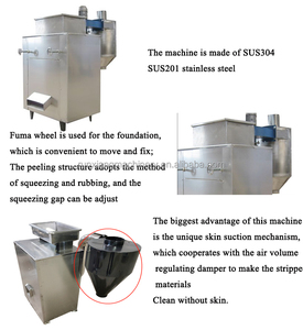 Máquina Desgranadora y Limpia Granos de Cacao Nueva en Oferta, para Frutos Secos y Vegetales, Accionada por Motor, Línea de Producción de Acero Inoxidable, 30 kg/h - Product Image 3