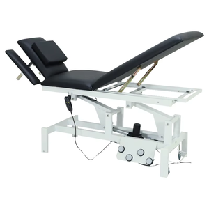 เตียงนวดไฟฟ้าอเนกประสงค์ <span class=keywords><strong>ราคา</strong></span>โรงงาน สำหรับคลินิกกายภาพบำบัดและไคโรแพรคติก ควบคุมแบบคู่ด้วยมอเตอร์ 2 ตัว ขาย - Product Image 2