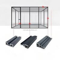 Pembatas Ruangan Kantor Modern, Partisi Dinding Aluminium Alloy, Pembagi Ruang Kantor, Partisi Ruangan Seri 6000, Bending