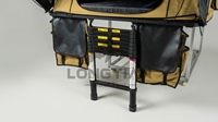Tente de toit ABS avec coque résistante au jaunissement UV, doublure anti-condensation, canal de drainage, rangement à crochets, 2 places, OEM