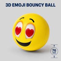 Vente en gros de balles anti-stress emoji assorties en mousse PU, jouets à presser à rebond élevé 45-120mm pour enfants et adultes, cadeau de relaxation, OEM