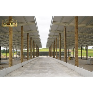 Thiết kế hiện đại kết cấu thép xây dựng cho bò và gia súc trang trại đổ cho dê nuôi - Product Image 6