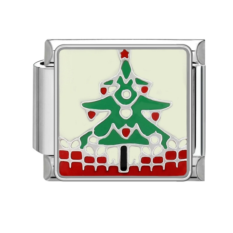 Regalo de árbol de Navidad Plata