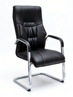 Chaise de réception exécutive en cuir PU à dossier haut, pivotante à 360°, réglable en hauteur, inclinable, garantie 5 ans
