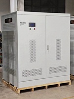 Stabilisateur de tension triphasé compensé SBW 100kVA 200kVA 250kVA 5000VA Régulateur de tension automatique SVC Cuivre