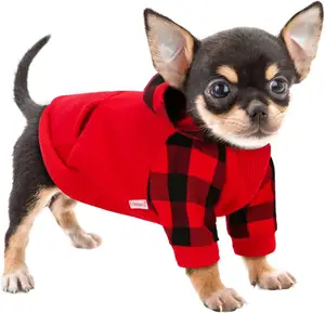 Winter Warme Sweatshirt Trui Chihuahua Kleding Huisdier Theekopje Yorkie Puppy Jas