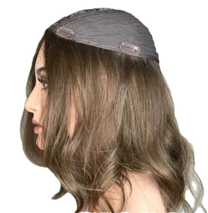 Topper en Soie Sur Mesure de Haute Qualité pour Femmes, Cheveux Humains Vierge Remy, Solution pour la Perte de Cheveux et l'Amincissement <span class=keywords><strong>Capillaire</strong></span> - Product Image 1