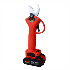 Factory Wholesale 21V Battery Cordless Pruning Shear <b>PTFE</b> Coated Stainless Steel Industrial Grade for Type Anti-Slip AT-PS2502 S - Product Image 5