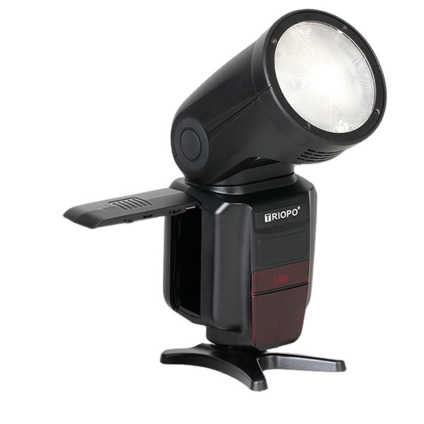 TTL 2,4G Вспышка двойная головка с литиевой батареей вспышка светодиодный фонарик