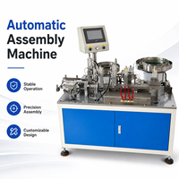 Machine d'assemblage automatique de vannes d'extincteurs personnalisée avec contrôle PLC et système de serrage servo