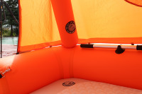 Tente de camping flottante pour sports nautiques en plein air, tente gonflable pour fête sur le lac, tente gonflable pour camping aquatique