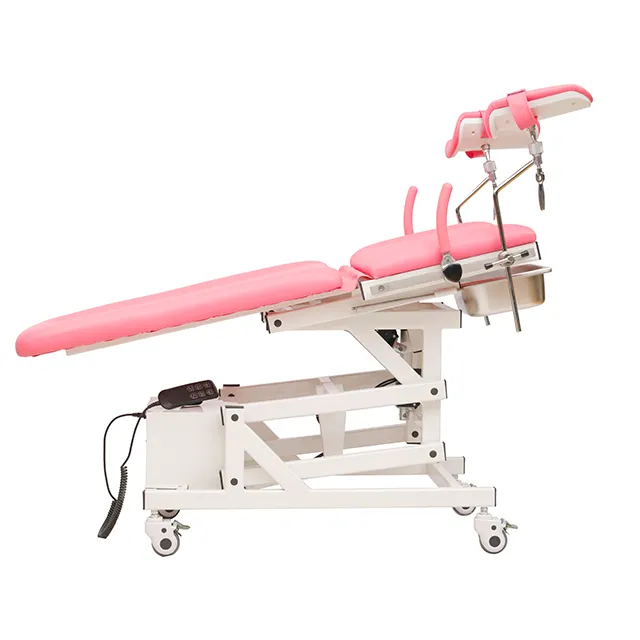 Hospital multi-function electrical gynecology equipments examination table chair obstetric birthing delivery beds