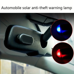 Lampe de sécurité solaire LED pour voiture, alarme factice sans fil, anti-vol, clignotante, pour camping, vente en gros - Product Image 4