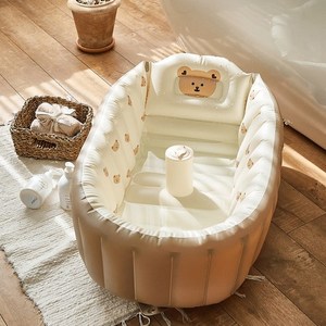 Bañera Inflable Plegable con Estampado Adorable para Bebés, <span class=keywords><strong>Productos</strong></span> para Bebés al por Mayor - Product Image 3