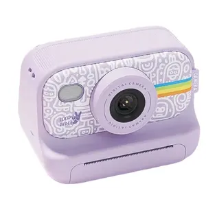 Paper Shoot Camera Kids Camera Cadeaus Voor 4-8 Jaar Telefoon Met Camera Voor Kinderen Meisjes Jongens Mannen Vrouwen Mini Printer Sticker