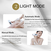 Appareil d'épilation au laser IPL à usage domestique, épilateur IPL pour le visage, les aisselles, prise EU/UK, indicateur LED, soin du corps, rajeunissement de la peau
