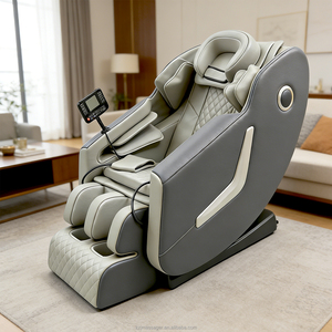 Sillón <span class=keywords><strong>de</strong></span> <span class=keywords><strong>Masaje</strong></span> KZJ 8D <span class=keywords><strong>de</strong></span> Lujo en Cuero PU, Gravedad Cero, Bolsas <span class=keywords><strong>de</strong></span> Aire en Glúteos, Hifi, Portátil, <span class=keywords><strong>Shiatsu</strong></span>, Económico, con Antifaz - Product Image 1