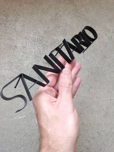 Insegne con Lettere Metalliche Personalizzate Senza Illuminazione, Decorazioni con Lettere Metalliche Dorate, Insegne Aziendali. - Product Image 5