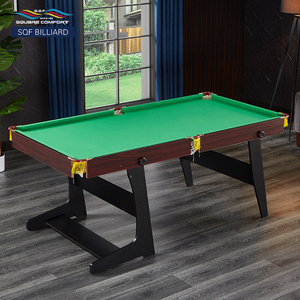S.Q.F attrezzatura calda 1.6m tavolo da Tennis pieghevole 3-in-1 multifunzione biliardo biliardo/biliardo Top Seller - Product Image 4