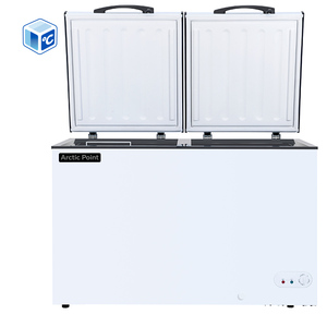 Congélateur professionnel à économie d'énergie pour cuisine, <span class=keywords><strong>rouge</strong></span>, 385L, congélateur coffre vertical pour maison, restaurant, cuisine, réfrigérateur - Product Image 5