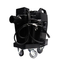 Machine à glace carbonique manuelle 3500W, réservoir d'eau 19L, générateur de brouillard bas de gamme robuste pour DJ, club, concert, mariage, scène