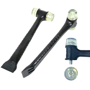 <span class=keywords><strong>Marteau</strong></span> d'installation 2 en 1 <span class=keywords><strong>Marteau</strong></span> en caoutchouc Carrelage de sol Carrelage Portes et fenêtres Installation Pelle en plastique Bande de colle à coudre - Product Image 1